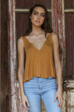 VNECK SWING TOP