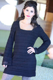 BELL SLEEVE LACE DRESS