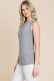 Twist Neck Band Halter Tank Top