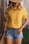 Gauze Button Down