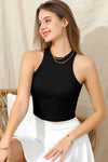 HALTER NECK TANK TOP