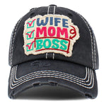 Wife Mom Boss Hat