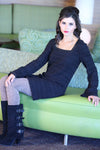 BELL SLEEVE LACE DRESS