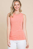 Twist Neck Band Halter Tank Top