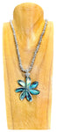 Abalone Flower Shell Necklace - Cream