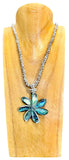 Abalone Flower Shell Necklace - Cream