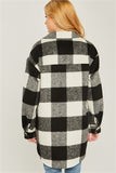PLAID BUST POCKET SHACKET