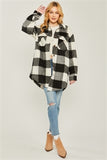 PLAID BUST POCKET SHACKET