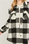 PLAID BUST POCKET SHACKET