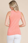 Twist Neck Band Halter Tank Top