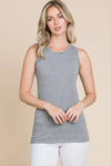 Twist Neck Band Halter Tank Top