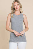 Twist Neck Band Halter Tank Top