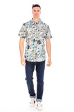 Men's Woven Printed Short Sleeve Hawaii Shirts