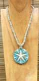 Starfish Necklace - Aqua