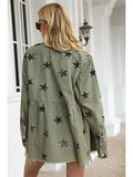 Olive Green Star Shirt