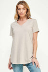 Semi Loose Fit Short Sleeve Top