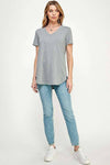 Semi Loose Fit Short Sleeve Top