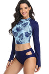 Long sleeve rash guard set