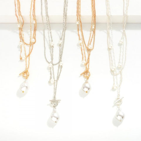 Pearl Trio Necklace