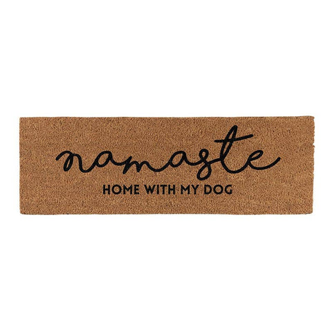 Door Mat-Namaste Home With My Dog