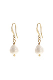 FRESHWATER PEARL DROP FISH HOOK EARRINGS