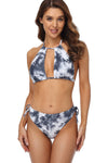 Halter Tie Back Bikini Set