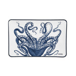 Blue Octopus Ceramic Coastal Tidbit Tray