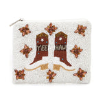 Cowboy Boot Coin Pouch