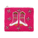Cowboy Boot Coin Pouch