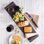 Slate Serving Platter with Gold Handles | M&W