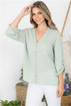 SAGE BUTTON DOWN