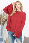 MERROW DETAIL LONG SLEEVE TOP