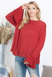 MERROW DETAIL LONG SLEEVE TOP