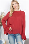 MERROW DETAIL LONG SLEEVE TOP