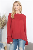 MERROW DETAIL LONG SLEEVE TOP