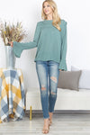 MERROW DETAIL LONG SLEEVE TOP