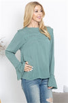 MERROW DETAIL LONG SLEEVE TOP