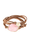 PINK DRUZY CHARM BRACELET