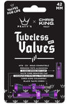 PEATY'S X CHRIS KING (MK2) TUBELESS VALVES (42mm)